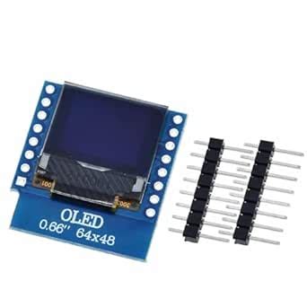 TECHTONICS 0.66 Inch OLED Module IIC/I2C for D1 MINI : Amazon.in ...