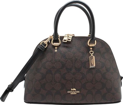 Buy Coach Katy Satchel In Signature Canvas IMBrown Black Online at ...