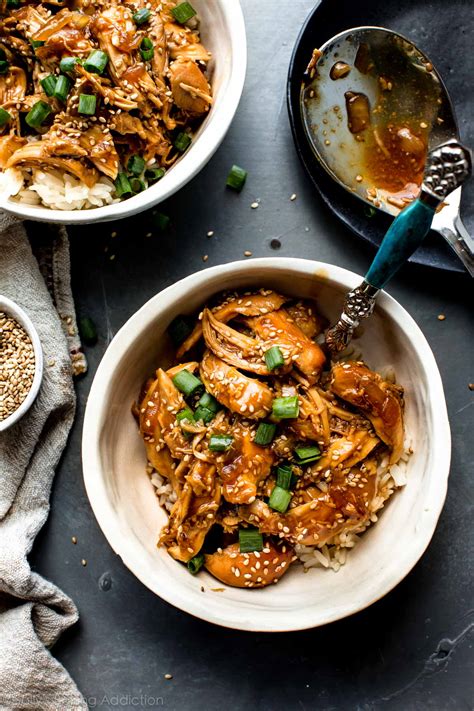 Slow Cooker Honey Teriyaki Chicken - Sally's Baking Addiction