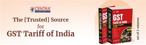 Buy R.K. Jain's GST Tariff of India with GST Rates/Exemptions of Goods ...