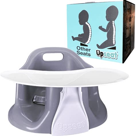 Upseat Baby Floor Seat Booster Chair for Sitting Up with Removable Tray ...