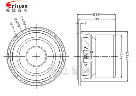 5寸天簌喇叭尺寸及封装 - 电子发烧友网