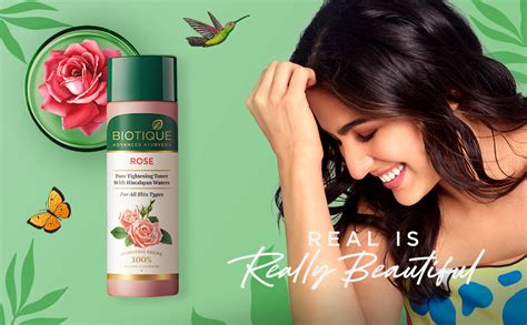 Buy Biotique Rose Pore Tightening Toner With Himalayan Waters For All ...