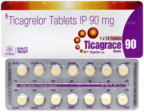 Ticagrace 90 Tablet: Uses, Side Effects, Price & Substitutes