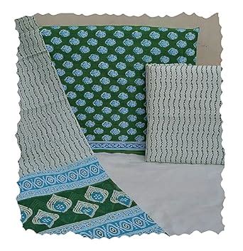 Buy VEENA HANDICRAFT Pure Cotton Jaipuri Sanganeri Print Salwar Suit ...