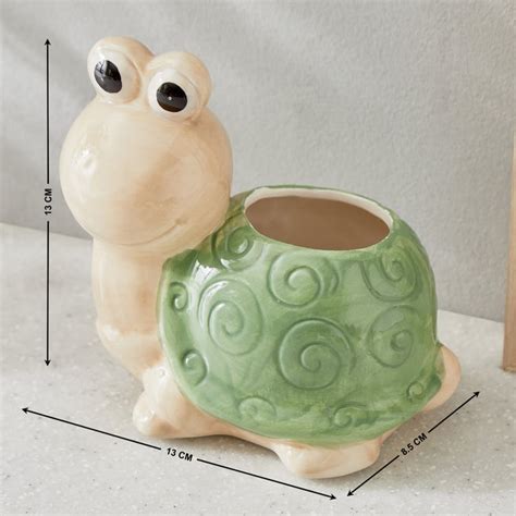 Buy Gloria Seasons Ceramic Turtle Planter from Home Centre at just INR ...
