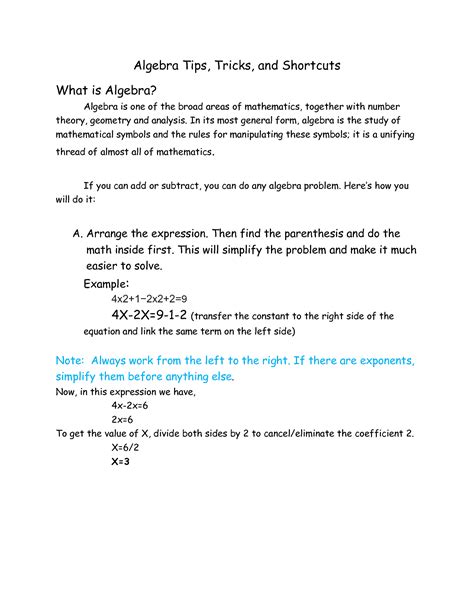 Image result for Algebra Steps for Solving Problems