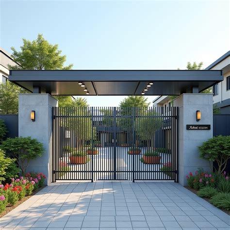 Image result for Modern Entry Gate Designs