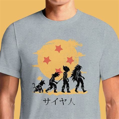 Dragon Ball Z T Shirts India Goku Classic Grey Super Saiyan Tshirt Men ...