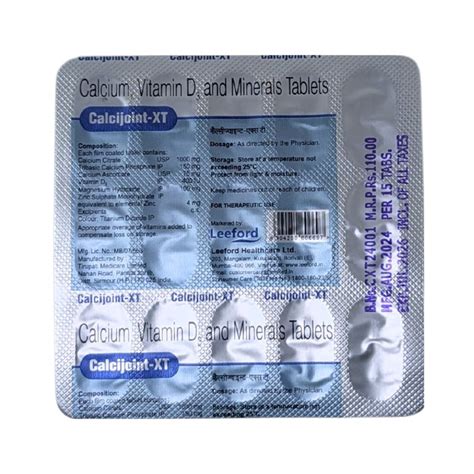 CALCIJOINT XT TAB – Bharat Vikas Parishad Charitable Trust