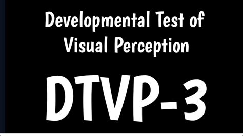 Image result for Developmental Test of Visual Perception