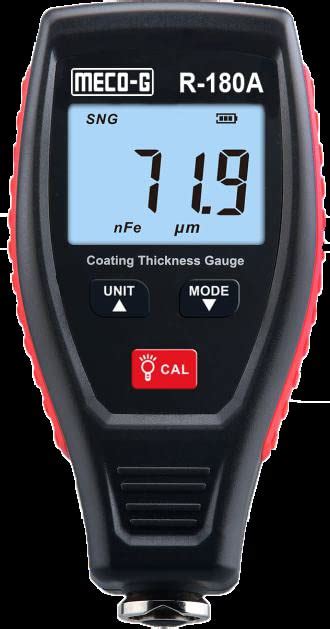 MECO-G DIGITAL COATING THICKNESS METER FERROUS/NON-FERROUS (1800μm ...