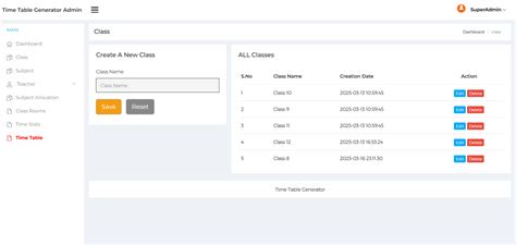 Image result for Creating Time Table Using PHP and MySQL