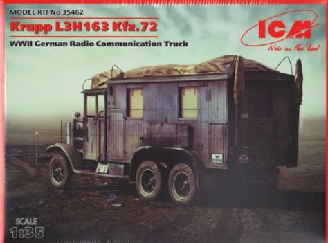Brand: ICM 1:35 ICM Krupp L3H163 Kfz.72 German WW2 India | Ubuy
