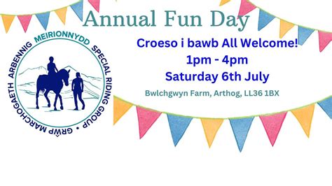 Annual Fun Day, Bwlchgwyn Farm Holiday Cottages And Pony Trekking ...