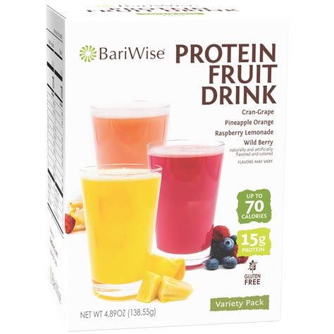 Bariwise Protein Fruit Drink Variety Pack No Sugar No Fat | Desertcart ...