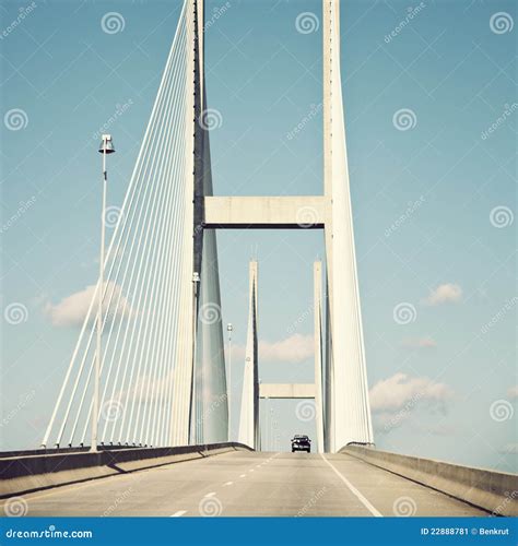 Sidney Lanier Bridge stock image. Image of cable, sidney - 22888781