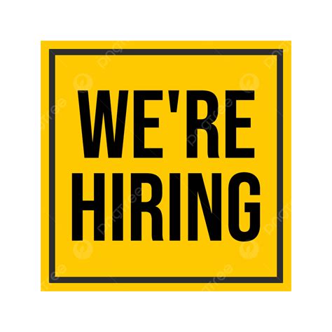 We Re Hiring Vector PNG, Vector, PSD, and Clipart With Transparent ...