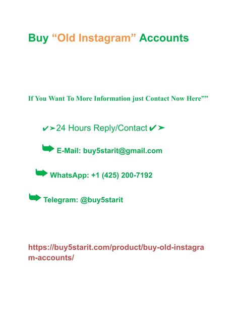 PPT - Buy “Old Instagram” Accounts PowerPoint Presentation, free ...