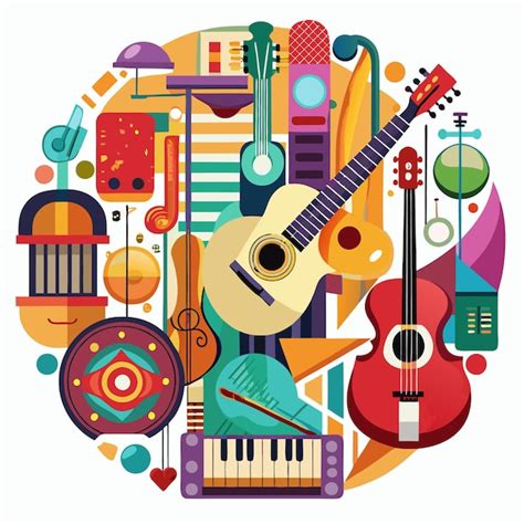 Image result for Musical Instruments Abstract Drawing