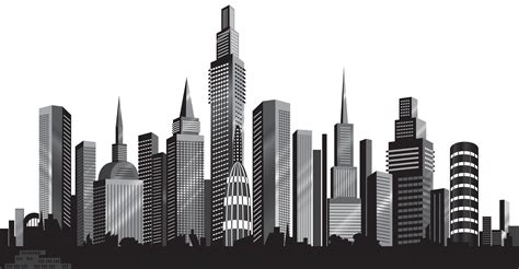 Chicago Skyline Silhouette Png