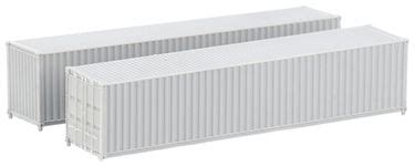 2A-000-034 Dapol N Gauge 40ft Container Set (2) Undecorated