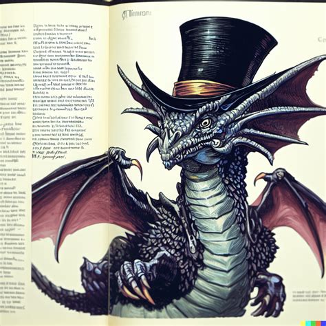 Post 2 of 50,000: a full page image of a [blank] dragon from a D&D ...