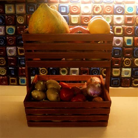 BARISH HOME DECOR - Fruit Basket 3 - Beautiful and Elegant | 2 Tier ...