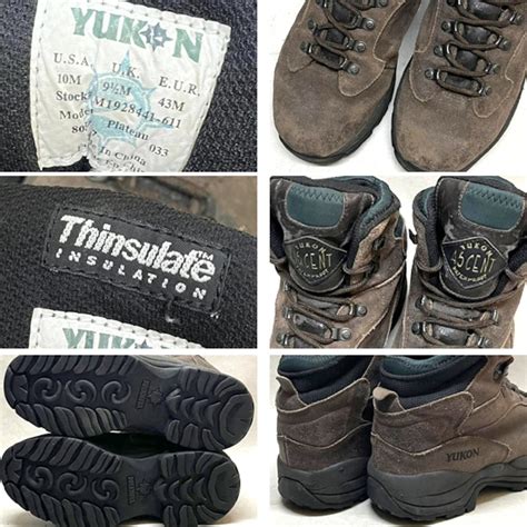 1点物 ユコンYUKONトレッキングブーツ靴レザーシューズ古着28メンズレディースOKアメカジ90sストリートスポーツアウトドアブランド ...