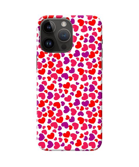Heart print iPhone 14 Pro Max Back Cover Case Online at Best Price ...