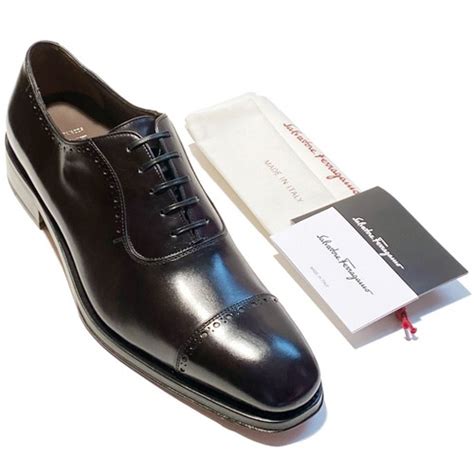 Ferragamo BRAWELL Leather Cap Toe Tramezza Oxford India | Ubuy