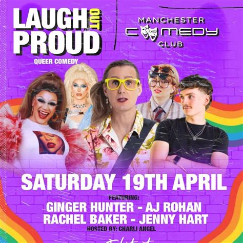 Manchester Comedy Club presents: LAUGH OUT PROUD! LGBT+ comedy!, Area ...