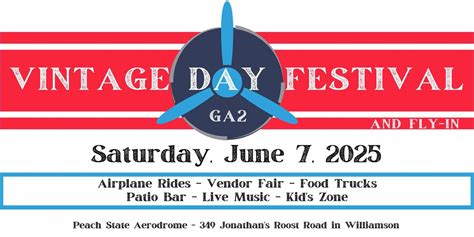 Vintage Day Festival & Fly-in 2025, 349 Jonathan's Roost Road ...