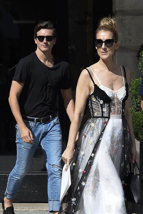 Celine Dion shopping in Paris with rumoured boyfriend Pepe Munoz
