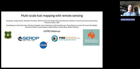 IUFRO - Webinar: Multi-scale fuel mapping with remote sensing