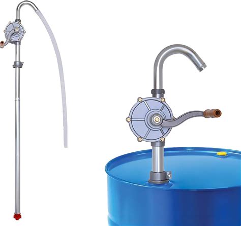 Amazon | 55ガロン ドラムポンプ ハンドオイルトランスファーポンプ アップグレードされたオールアルミニウムパッケージ 燃料バレル用 ...