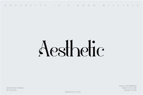 Aesthetic Font - Free Download & Preview | Deefont