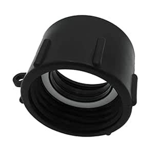 MERISHOPP® PVC-Black 1000L IBC Water Tank Hose Adapter Hose Connectors ...