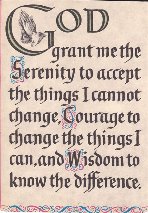 Serenity Prayer, by Reinhold Niebuhr | Serenity Prayer | Pinterest ...