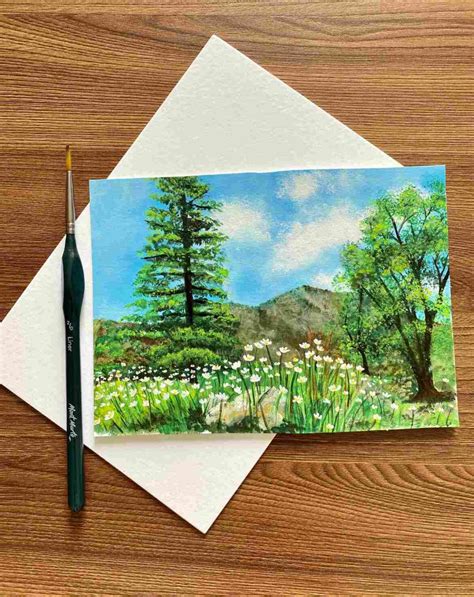 Miniature Landscape Painting - Cloud's end, Mussoorie, Uttarakhand | imagicArt