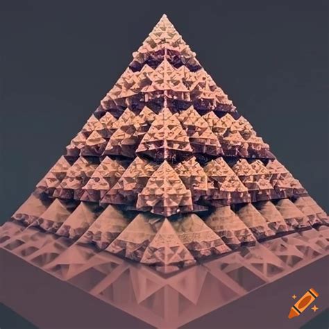 Sierpinski pyramid fractal