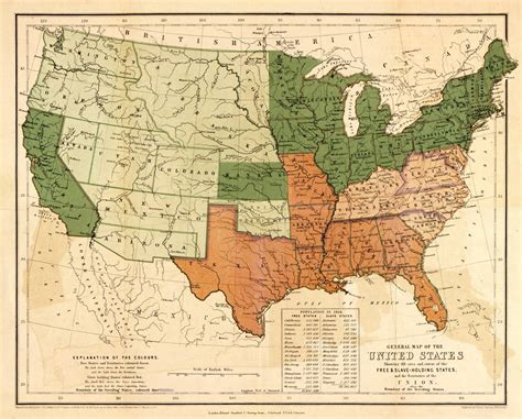 Labeled Printable Maps Of 1860s Printable Civil War Maps