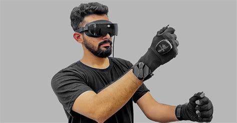 Haptic gloves are allowing users to touch and feel in VR