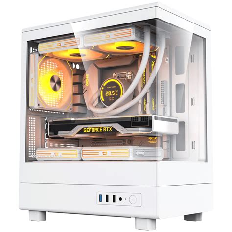 darkFlash DB330M Micro ATX Mid Tower Modern Aesthetic ARGB Gaming case ...