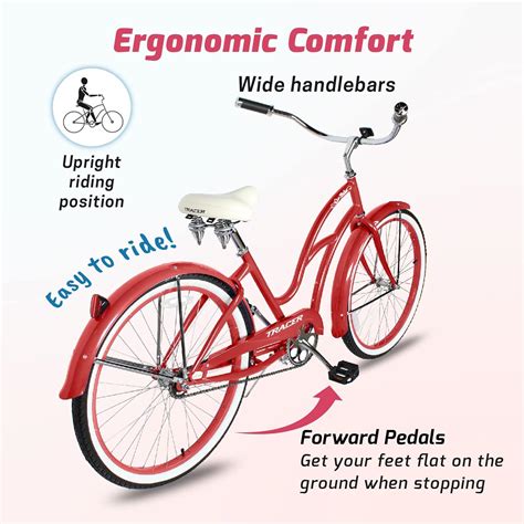 Buy TRACER TAHA 26 inch Beach Cruiser Bike for Men, 26-inch Wheels, Hi ...