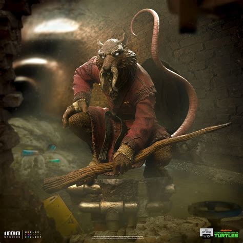 Teenage Mutant Ninja Turtles Master Splinter Rises with Iron Studios
