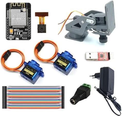 ESP32 Cam Pan and Tilt DIY Kit with Step by Step Instructions, USB ...