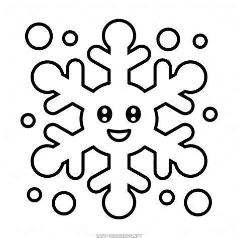 Cute Christmas Snowflake Easy Drawing | Easy Drawings