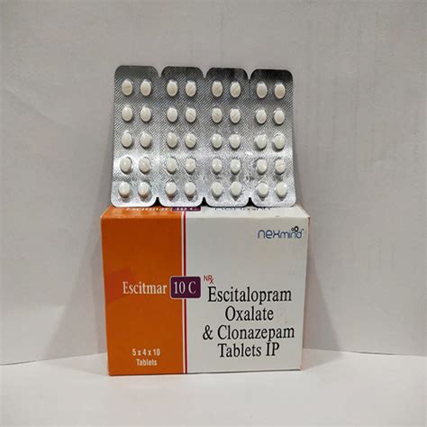 ESCITMAR-10 C Tablets Nexkem Pharmaceuticals Pvt. Ltd.