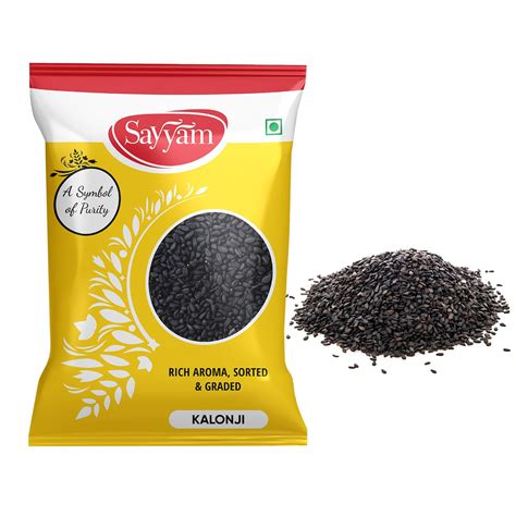 Sayyam Kaala Jeera -100gms | Kalonji | Black Cumin (Kadu Jeera ...